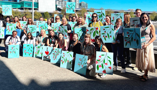 The Science Behind Paint & Sip Team Building